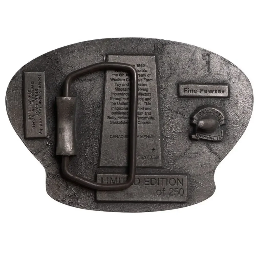 VTG 1986-1992 C.T.M. 6th Anniversary Pewter Belt Buckle Limited Edition 01/250